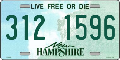 NH license plate 3121596