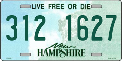 NH license plate 3121627
