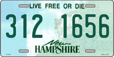NH license plate 3121656