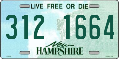 NH license plate 3121664