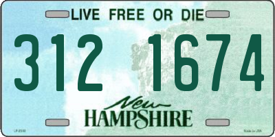 NH license plate 3121674