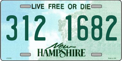 NH license plate 3121682