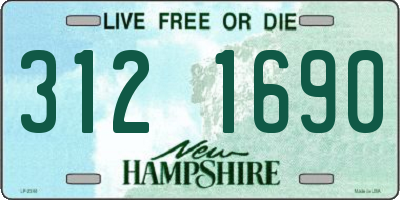 NH license plate 3121690