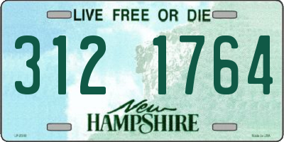 NH license plate 3121764