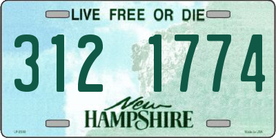 NH license plate 3121774