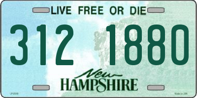 NH license plate 3121880