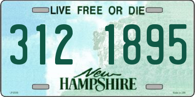 NH license plate 3121895