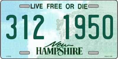 NH license plate 3121950