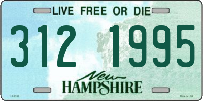 NH license plate 3121995