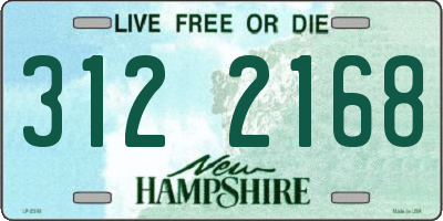 NH license plate 3122168