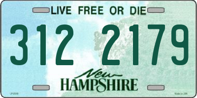 NH license plate 3122179