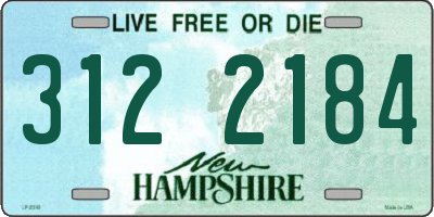 NH license plate 3122184