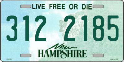 NH license plate 3122185