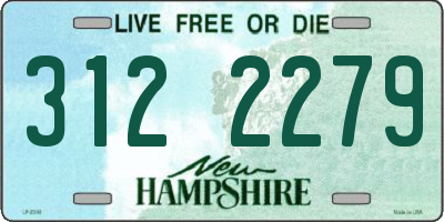 NH license plate 3122279