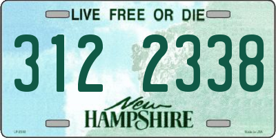 NH license plate 3122338