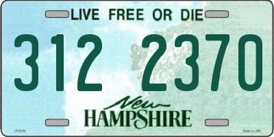 NH license plate 3122370
