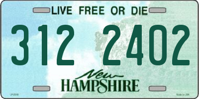 NH license plate 3122402