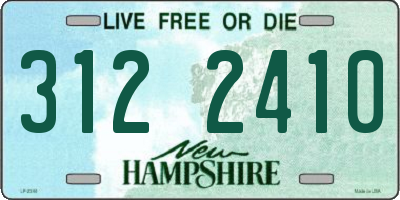 NH license plate 3122410