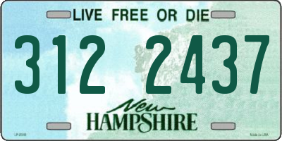 NH license plate 3122437