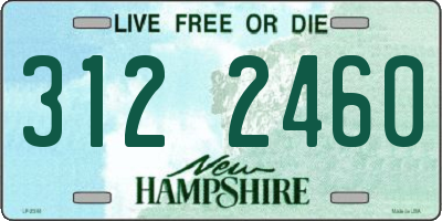 NH license plate 3122460