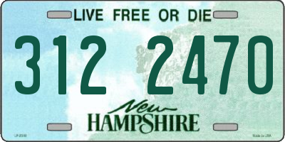 NH license plate 3122470