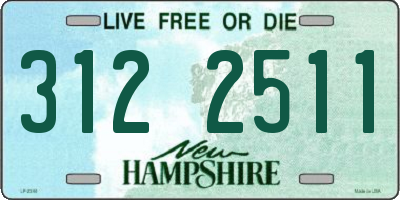 NH license plate 3122511