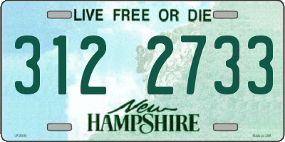 NH license plate 3122733