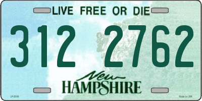 NH license plate 3122762