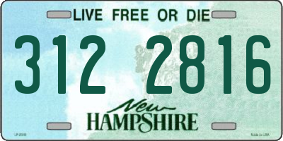 NH license plate 3122816