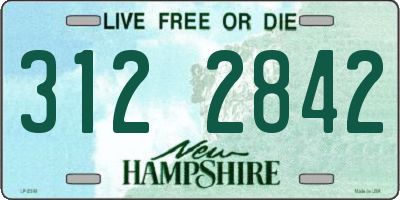 NH license plate 3122842