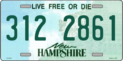 NH license plate 3122861