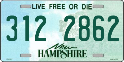 NH license plate 3122862