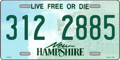 NH license plate 3122885