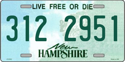 NH license plate 3122951