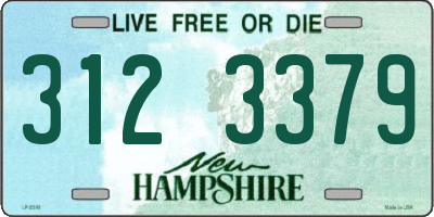 NH license plate 3123379
