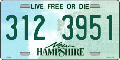 NH license plate 3123951