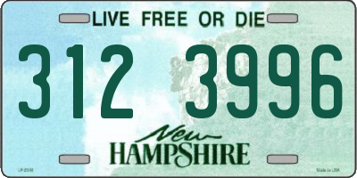 NH license plate 3123996