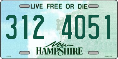 NH license plate 3124051
