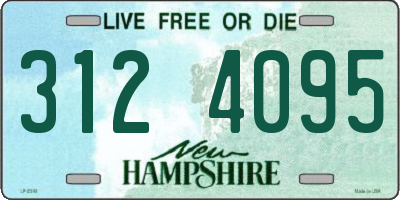 NH license plate 3124095