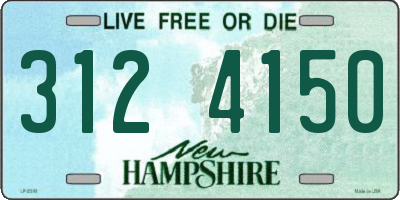 NH license plate 3124150