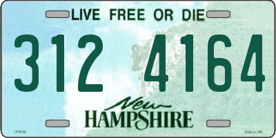 NH license plate 3124164