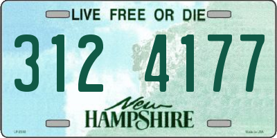 NH license plate 3124177