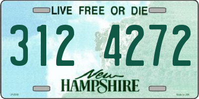 NH license plate 3124272