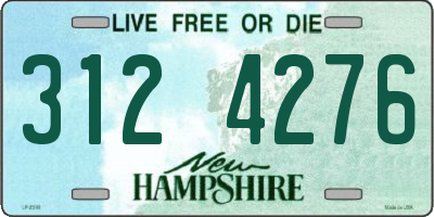 NH license plate 3124276