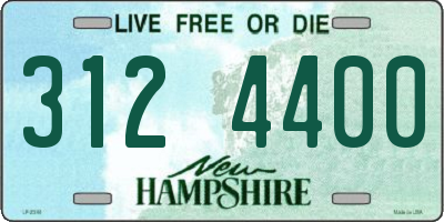 NH license plate 3124400