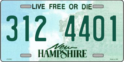 NH license plate 3124401