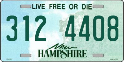 NH license plate 3124408