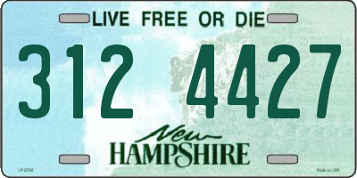 NH license plate 3124427