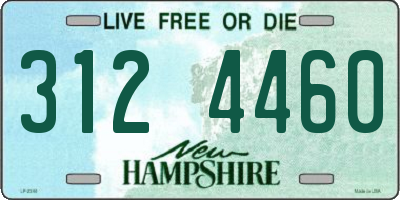 NH license plate 3124460