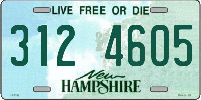 NH license plate 3124605